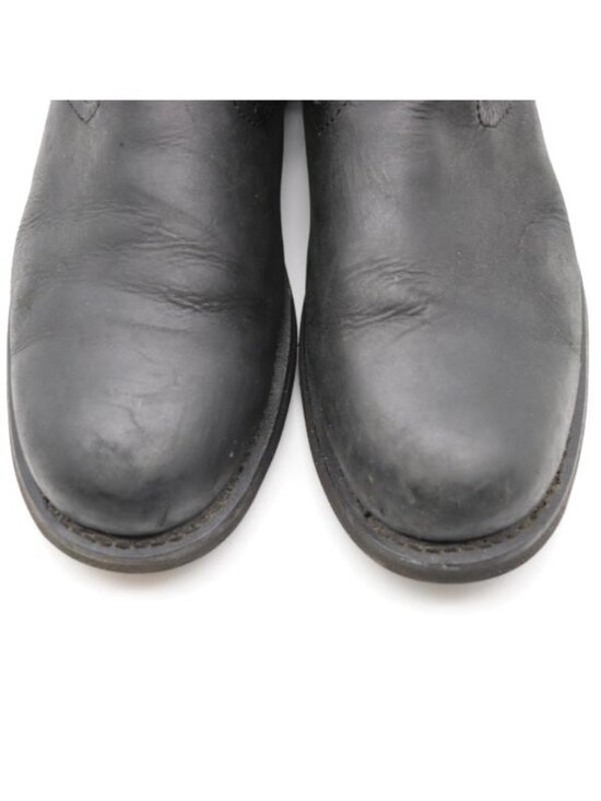 Harley Davidson Scout Matt Black Leather Boots Men\'s 13 M Side Zip Bar Shield main image 9